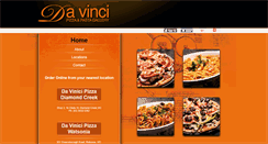 Desktop Screenshot of davincipizza.com.au